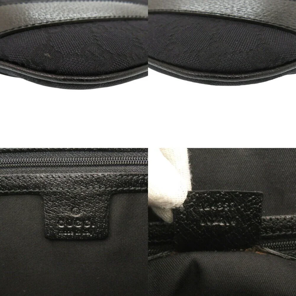 GUCCI Black Leather Shoulder Bag - Picture 9 of 9